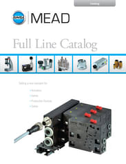 Mead Fluid Dynamic V41-2 Pneumatic Clamp Cylinder