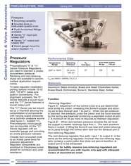 Pneumadyne Pressure Regulators