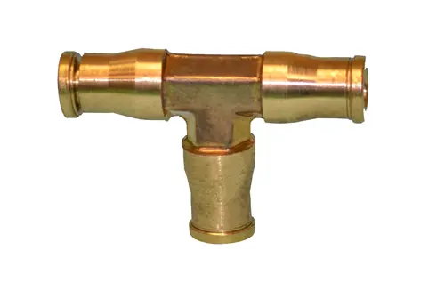Union Tee Push-to-Connect Brass