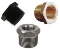 Selection of pipe bushings in various materials Selection of pipe bushings in various materials