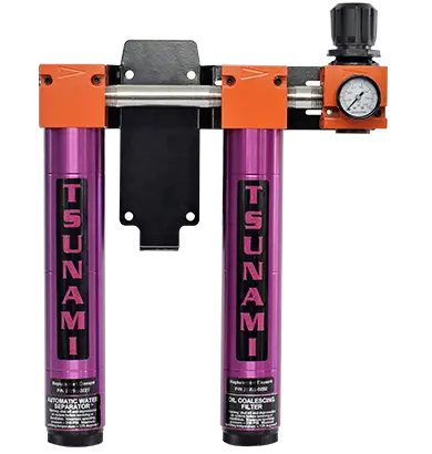 2-Stage Air Filter with Regulator