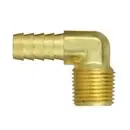90° Male Elbow Industrial Hose Barb Brass 