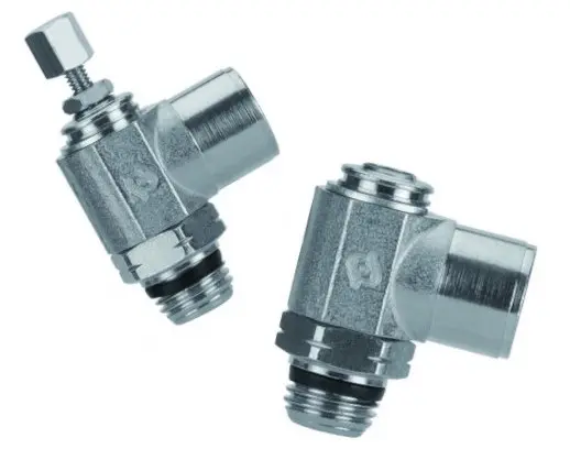 Right Angle Flow Control