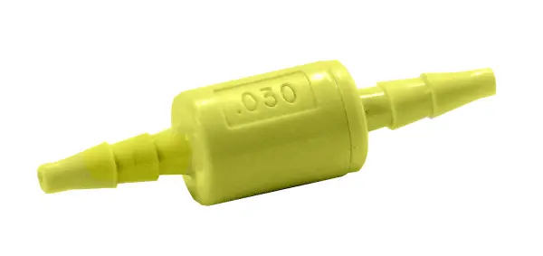 Miniature Inline Orifice Restrictor