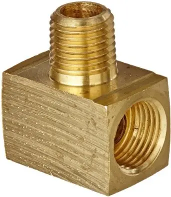 Male Pipe Branch Tee, Brass