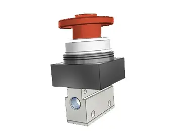 3 Position, 2 Way, Pneumatic Control Valve
