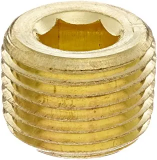 Hex Socket Pipe Plug, Brass