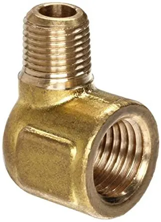 90° Street Elbow, Brass