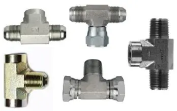 Tee Branch Hydraulic Fittings