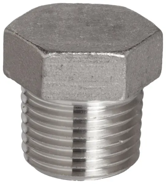 Hex Head Pipe Plug, Stainless, Universal Power Conversion.jpg