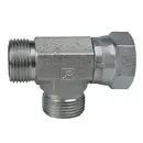 OFS Female Swivel Run Tee, Steel