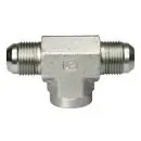 Male JIC x Female JIC x Male JIC, Female  Branch Tee, Steel