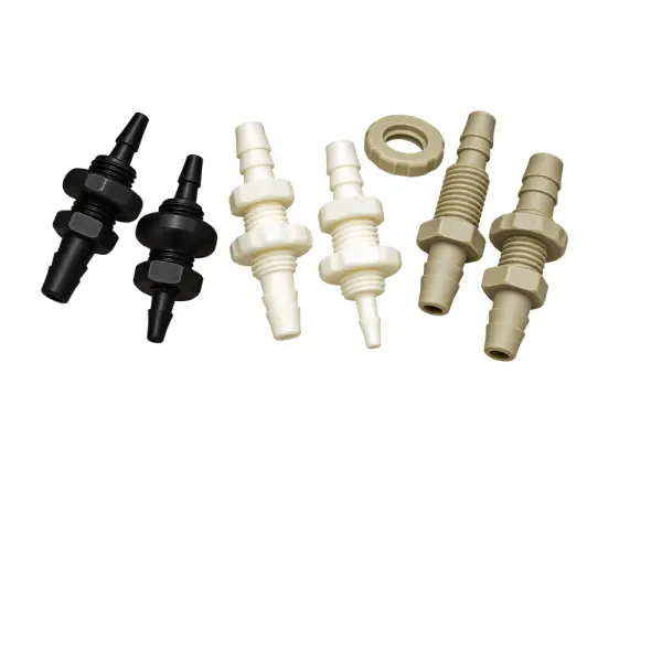 Miniature Bulkhead Hose Barb Plastic