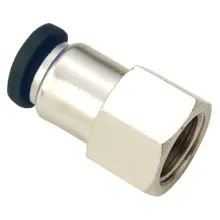 Female Connector Push-to-Connect Nickel Plated Brass