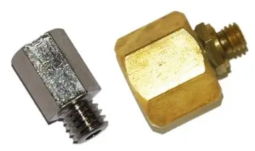 Miniature Adapters Pipe, Brass Universal Power Conversion