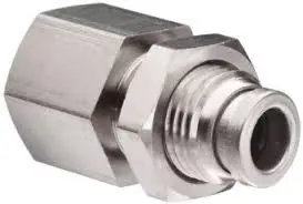 Female Bulkhead Push-to-Connect Stainless Steel