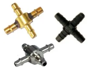 Union Cross Barb Fitting