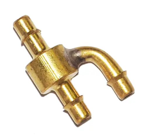 Miniature Parallel Union Tee Hose Barb Brass
