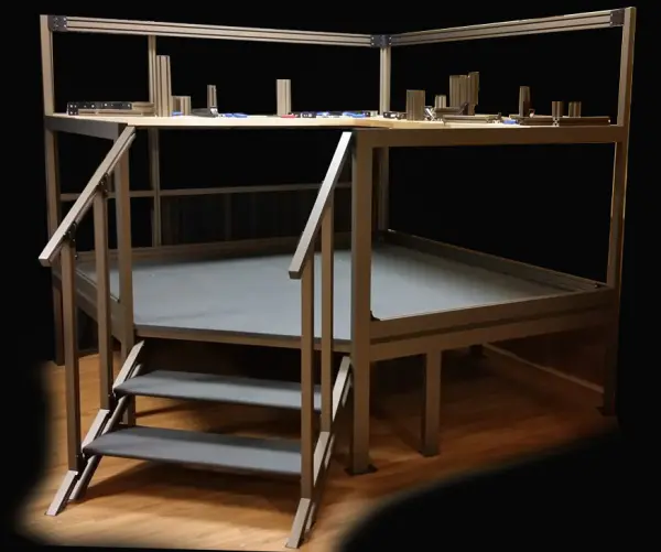 Extruded aluminum framing system