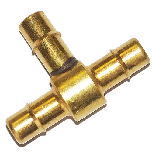Miniature Union Tee Hose Barb Brass