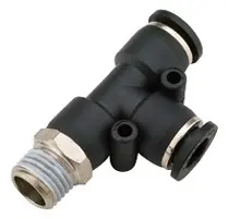 Male Run Tee Swivel Push-to-Connect Composite