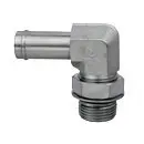 90° Elbow Male ORB x Beaded Hose Barb Steel Fitting