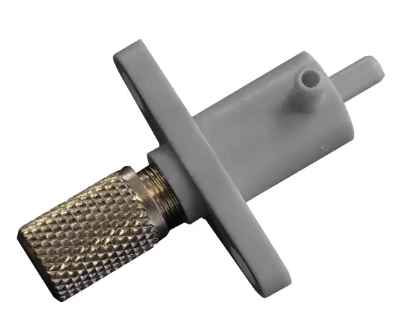 Miniature Panel Mount Needle Valve, Polypropylene