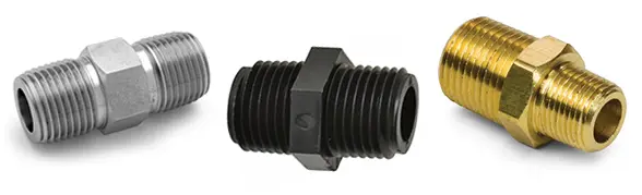 Brass Plastic Hex Nipple