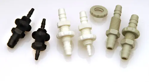 Miniature Bulkhead Hose Barb Plastic