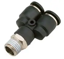 Male Y Connector Push-to-Connect Composite