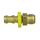 Male Swivel Inverted Flare Push-Lock Hose Barb Brass Fitting