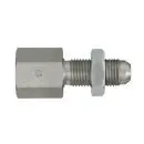 Female NPT x Male JIC, Female Bulkhead Connector, Steel