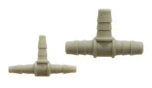 Miniature Union Tee Hose Barb Plastic