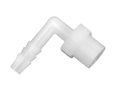 90° Female Elbow Industrial Hose Barb Black PolyPro