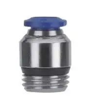Male Connector Internal Hex Push-to-Connect Nickel Plated Brass