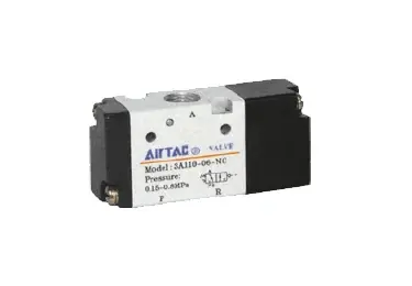 2 Position, 3 Way, Single Air Pilot Spring Return Pneumatic Valve