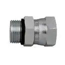 Male ORB x Female NPT Swivel, Adapter, Steel