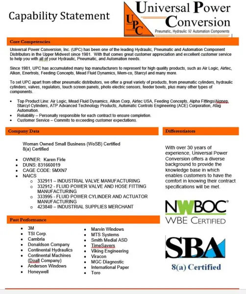 Capability Statment Pic