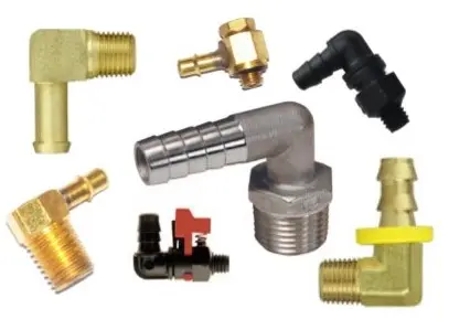 Male 90° Hose Barbs