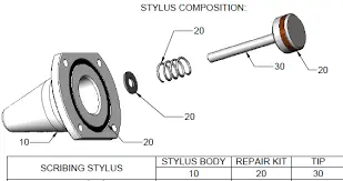 Gravotech Scribing Stylus