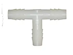 Union Tee Industrial Hose Barb Tee White Nylon